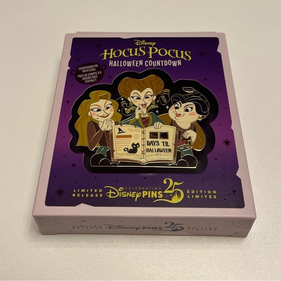 Disney Hocus Pocus Halloween Countdown Jumbo Trading Pin Limited Edition New2025 - Picture 10 of 11